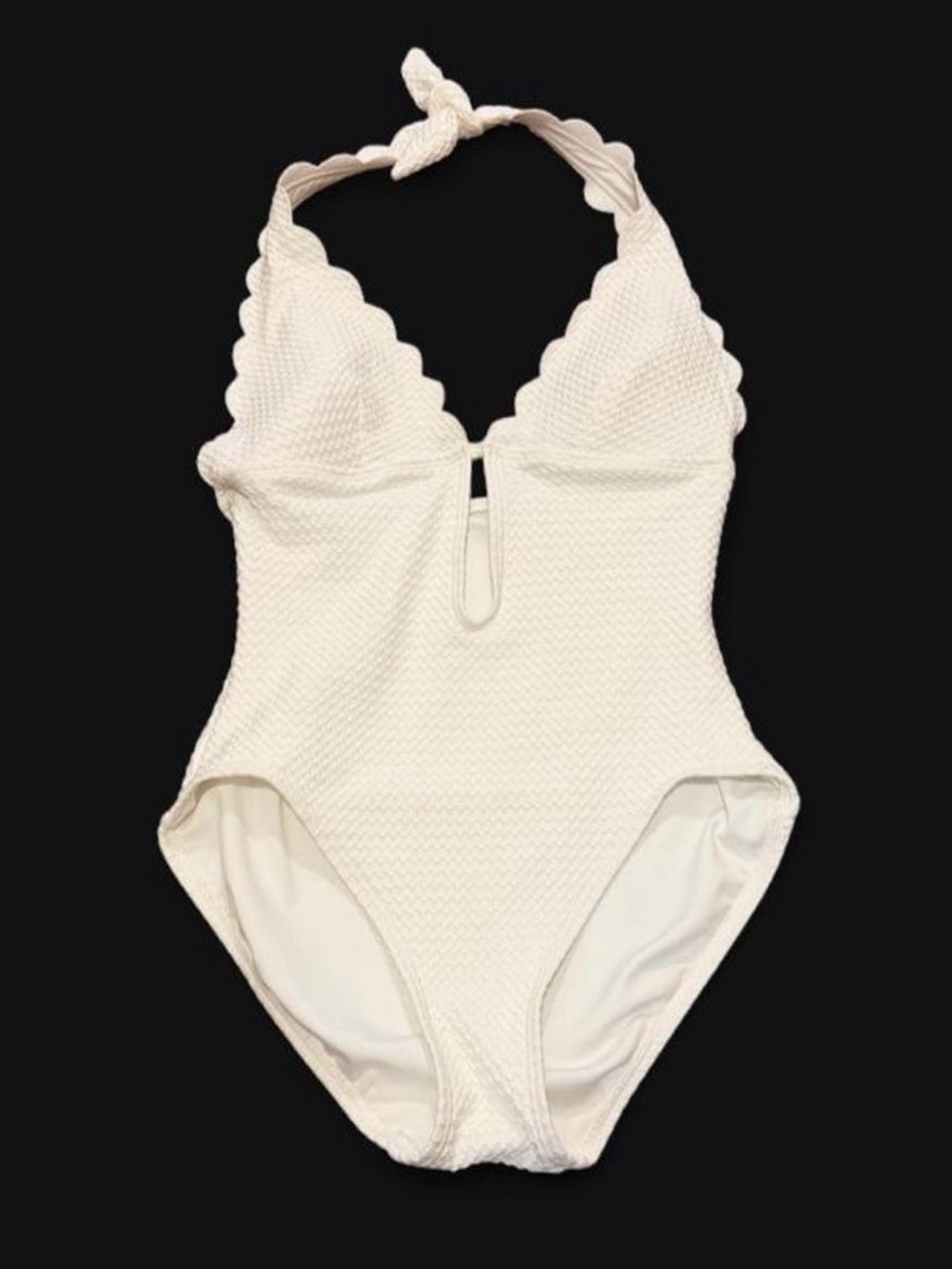 Kate Spade New York Dive Right In Halter One-Piece Swimsuit